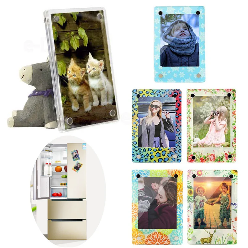 Magnetic Picture Frames for Refrigerator 2.5x3.5" Credit Card Size Photo - Fujifilm Instax Mini 9 7s 8 8+ 90 70 25 50s SP2 Film
Magnetic Picture Frames for Refrigerator 2.5x3.5" Credit Card Size Photo - Fujifilm Instax Mini 9 7s 8 8+ 90 70 25 50s SP2 Film