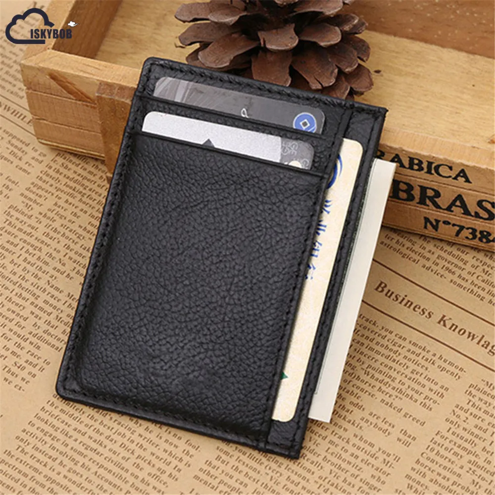 ISKYBOB Slim Man Genuine Cow PU Leather Male Credit Card Holders Thin Money Dollar Clip Wallet Purse ID Pocket for Men
ISKYBOB Slim Man Genuine Cow PU Leather Male Credit Card Holders Thin Money Dollar Clip Wallet Purse ID Pocket for Men