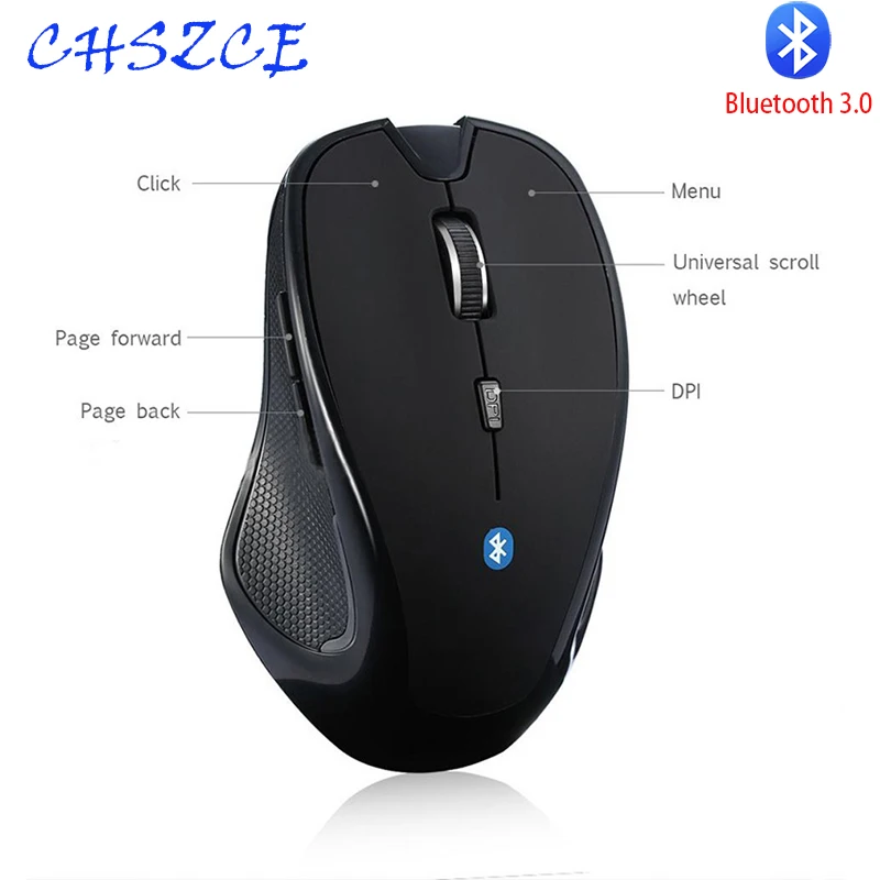 Wireless mouse 1600DPI Adjustable BT 3.0 Optical Computer Mouse Bluetooth Ergonomic Mice For Notebook Laptop PC Mouse
Wireless mouse 1600DPI Adjustable BT 3.0 Optical Computer Mouse Bluetooth Ergonomic Mice For Notebook Laptop PC Mouse