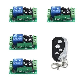 DC 9V 12V 24V RF Remote Control Switch 10A Relay Receiver 4CH Metal Transmitter + 4pcs 1CH Remote Switching 315Mhz/433Mhz
DC 9V 12V 24V RF Remote Control Switch 10A Relay Receiver 4CH Metal Transmitter + 4pcs 1CH Remote Switching 315Mhz/433Mhz