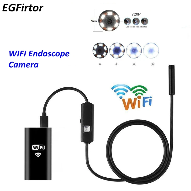8MM Lens WIFI Endoscope Camera Mini Waterproof Soft Cable USB Endoscope Security Camera Android Endoscope For Phone Notebook
8MM Lens WIFI Endoscope Camera Mini Waterproof Soft Cable USB Endoscope Security Camera Android Endoscope For Phone Notebook