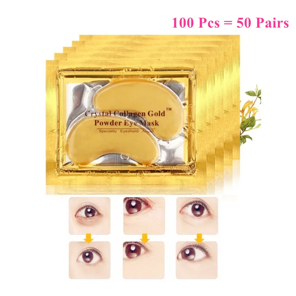 100pcs(50packs) Crystal Collagen Gold Powder Eye Mask Crystal Eye Mask Top Quality Anti Aging Eyelid Patch Moisture Crystal
100pcs(50packs) Crystal Collagen Gold Powder Eye Mask Crystal Eye Mask Top Quality Anti Aging Eyelid Patch Moisture Crystal