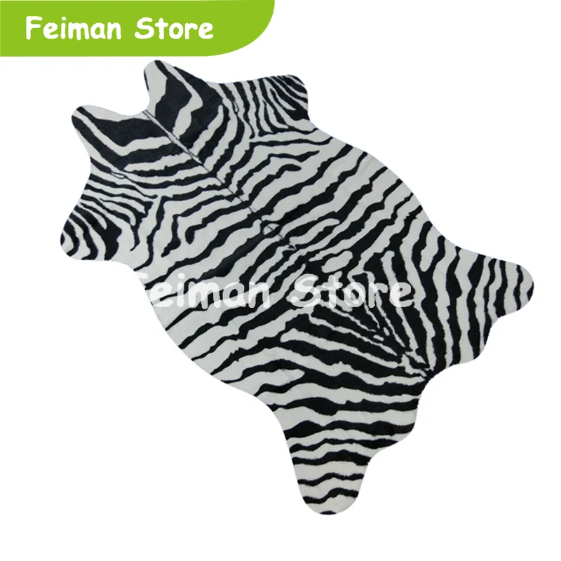 Zebra/Cow Goat Printed Carpet Velvet Imitation Leather Rugs Cowhide Animal Skins Natural Shape Carpets Decoration Mats 110*75cm
Zebra/Cow Goat Printed Carpet Velvet Imitation Leather Rugs Cowhide Animal Skins Natural Shape Carpets Decoration Mats 110*75cm
