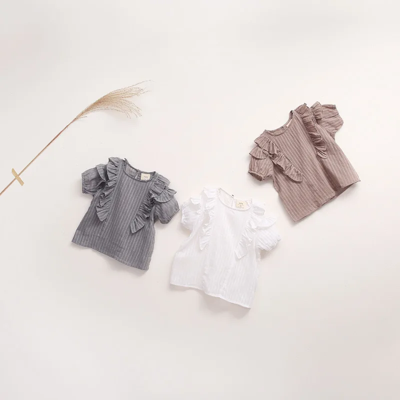 2019 Summer Girls Striped T Shirt Short Sleeve Cotton Fashion Kids Top Tee 2-7 Years
2019 Summer Girls Striped T Shirt Short Sleeve Cotton Fashion Kids Top Tee 2-7 Years