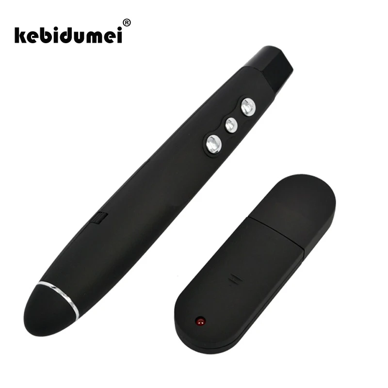 Kebidumei RF Беспроводная лазерная указка ручка PPT Presenter для презентаций Powerpoint USB