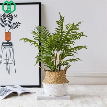 WHISM Handmade Seagrass Rattan Storage Basket Wicker Baskets Garden Nursery Pots Flower Pot Planter Straw Toys Storage Organizer
WHISM Handmade Seagrass Rattan Storage Basket Wicker Baskets Garden Nursery Pots Flower Pot Planter Straw Toys Storage Organizer