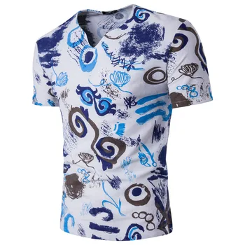Nice Men Casual National Style Cotton Linen T-shirts Vogue New Men O-neck Printed Slim T Shirts For Male M-2XL
Nice Men Casual National Style Cotton Linen T-shirts Vogue New Men O-neck Printed Slim T Shirts For Male M-2XL