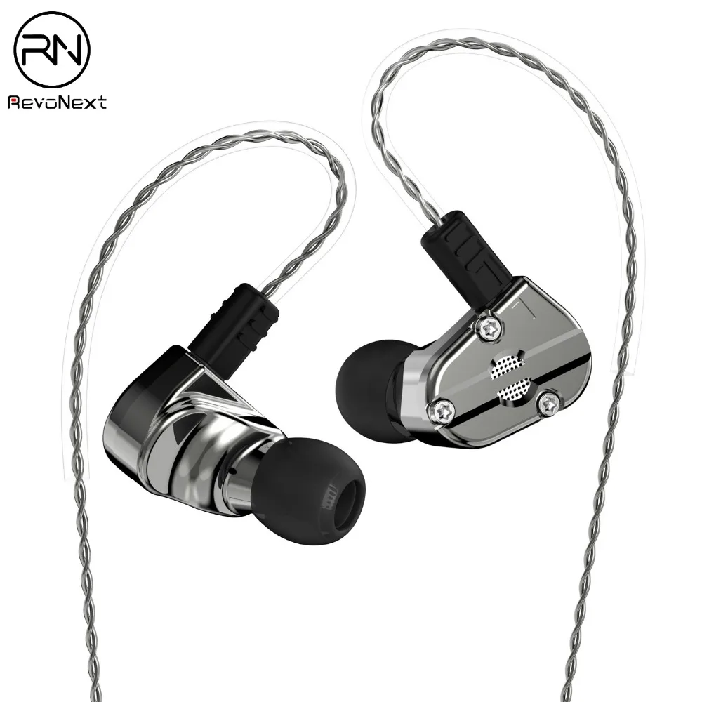 RevoNext QT5 1DD+1BA CNC housing in ear headphone with superior hifi sound quality
RevoNext QT5 1DD+1BA CNC housing in ear headphone with superior hifi sound quality