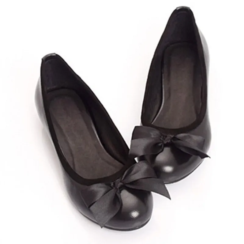 Ladies big size bowtie customized pure manual wedge sholed shoes comfortable full genuine leather flattie thin shoes(4 to 15)
Ladies big size bowtie customized pure manual wedge sholed shoes comfortable full genuine leather flattie thin shoes(4 to 15)