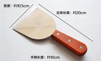 Stainless steel cooking frying shovel iron scraper hand grilled cake steak food spade flat shovel kitchen Japan teppanyaki tool
Stainless steel cooking frying shovel iron scraper hand grilled cake steak food spade flat shovel kitchen Japan teppanyaki tool