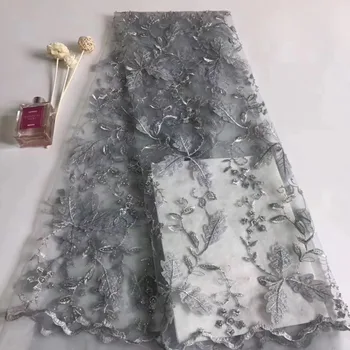 2019 New African Mesh Lace Fabric High Quality French Swiss voile With Sequins 3D Flowers Lace Fabrics 5 yards For Wedding A1005
2019 New African Mesh Lace Fabric High Quality French Swiss voile With Sequins 3D Flowers Lace Fabrics 5 yards For Wedding A1005
