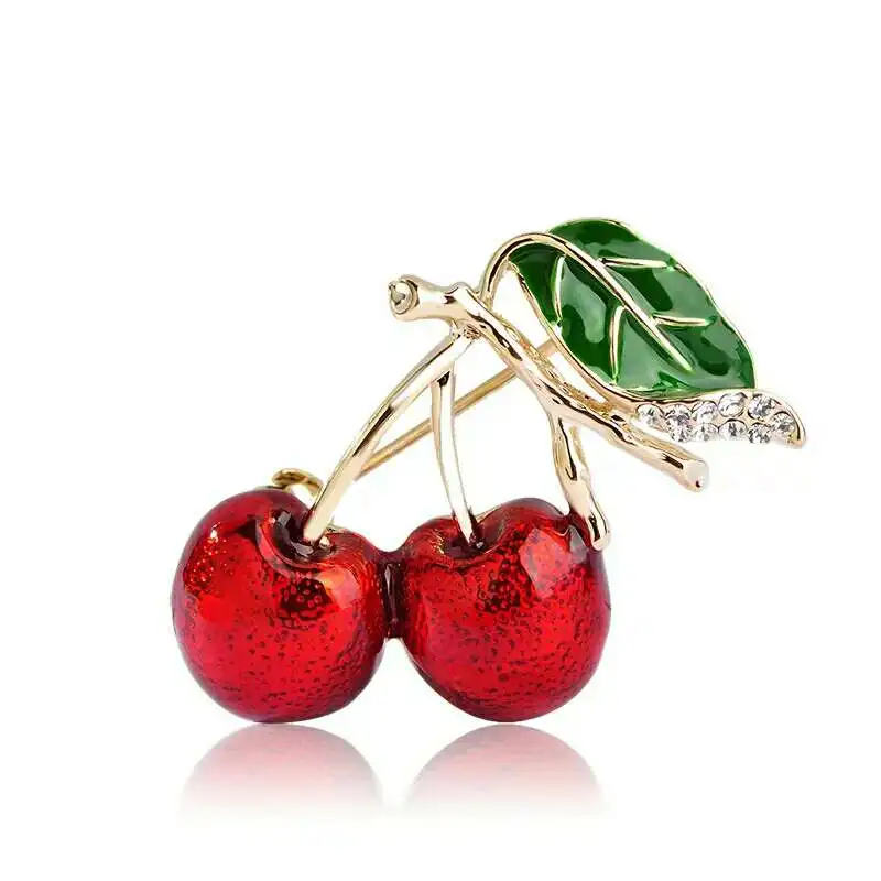 Red Enamel Cherry Brooches For Women Kids Gold Color Brooch Pins Corsage Bouquet Hijab Pins Feminino Party Bag Dress Accessories
Red Enamel Cherry Brooches For Women Kids Gold Color Brooch Pins Corsage Bouquet Hijab Pins Feminino Party Bag Dress Accessories