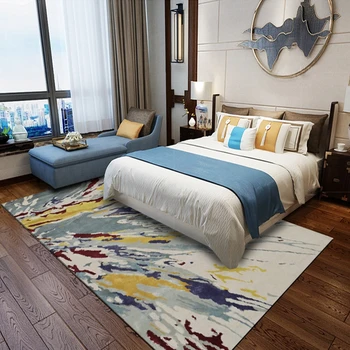 Creative Colorful Ink Painting Carpets and Rugs Bedroom Bedside Decor Tapete Anti-Slip Hallway Doormat Fashion Kitchen Area Rug 
Creative Colorful Ink Painting Carpets and Rugs Bedroom Bedside Decor Tapete Anti-Slip Hallway Doormat Fashion Kitchen Area Rug