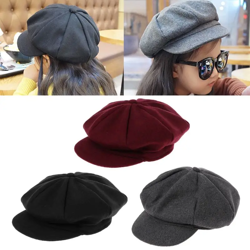 High Quality 1 Pc New Autumn Winter Beret Hat Caps Children Kids Boys Girls Fashion Woolen Newsboy Artist Flat Cap 3 Colors
High Quality 1 Pc New Autumn Winter Beret Hat Caps Children Kids Boys Girls Fashion Woolen Newsboy Artist Flat Cap 3 Colors