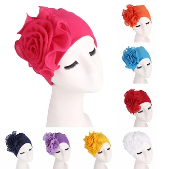 Big Flower Women Turban Hat Muslim Headscarf Pile Heap Cap Women Soft Comfortable Hijab Caps Islamic Chemotherapy Hat
Big Flower Women Turban Hat Muslim Headscarf Pile Heap Cap Women Soft Comfortable Hijab Caps Islamic Chemotherapy Hat