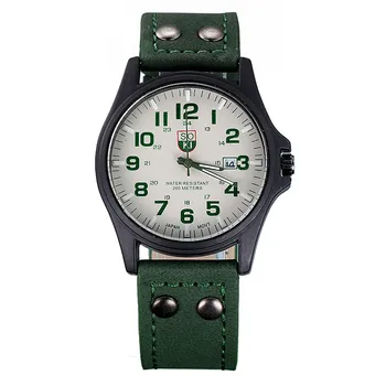 2018 luxury Vintage Classic Men's Waterproof Date Leather Strap Sport Quartz Army Watch Gift Relogio Masculino
2018 luxury Vintage Classic Men's Waterproof Date Leather Strap Sport Quartz Army Watch Gift Relogio Masculino