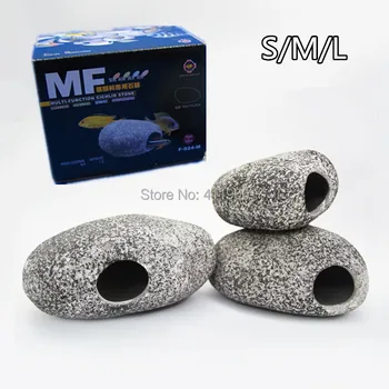 Multi-Funcation Cichlid Ceramic Aquarium Stone (S/M/L) Rock Cave STONES Ornament For Shelter, Hiding, Spawning
Multi-Funcation Cichlid Ceramic Aquarium Stone (S/M/L) Rock Cave STONES Ornament For Shelter, Hiding, Spawning
