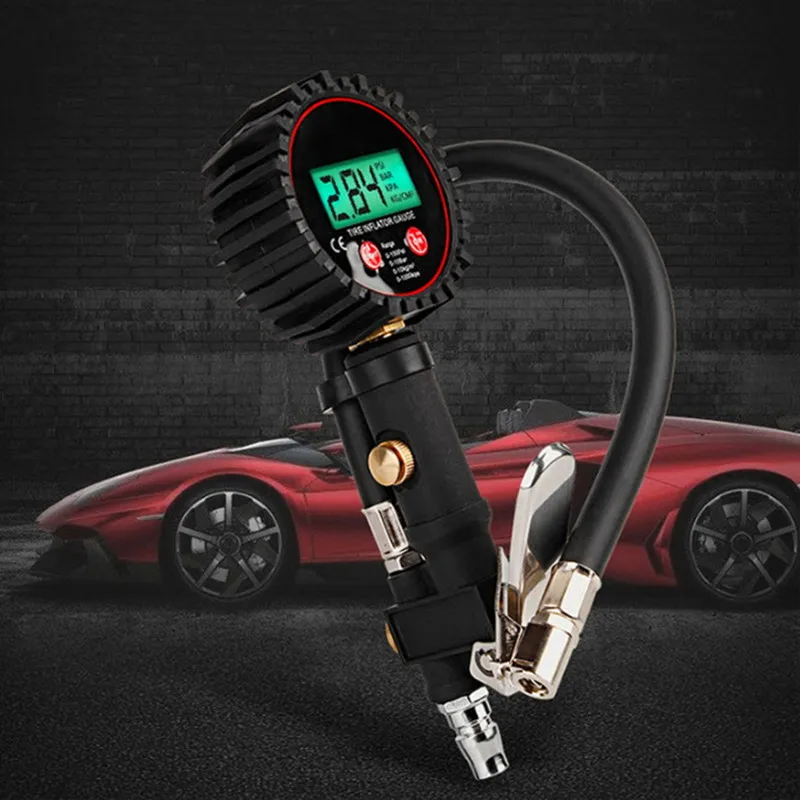Air Tire Pressure Inflator Gauge Digital Tyre Pressure Gauge Meter Vehicle Tester Monitoring System Tire Pressure Gun
Air Tire Pressure Inflator Gauge Digital Tyre Pressure Gauge Meter Vehicle Tester Monitoring System Tire Pressure Gun