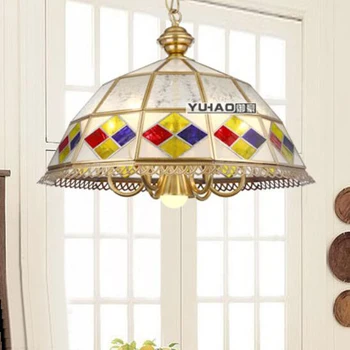 Copper Lamp European Restaurant pendant light Simple Vintage Study Bedroom pendant lamp Colored Glass lamp WL5031746
Copper Lamp European Restaurant pendant light Simple Vintage Study Bedroom pendant lamp Colored Glass lamp WL5031746