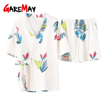 Garemay Womens Pajamas Sleepwear With Shorts 2 Piece Set Cute Summer Women Cotton Pajama Set Korean Home Clothes Women Suits
Garemay Womens Pajamas Sleepwear With Shorts 2 Piece Set Cute Summer Women Cotton Pajama Set Korean Home Clothes Women Suits