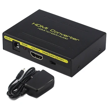 HDMI TO HDMI+AUDIO converter allows the HD Source connected to single HD Dispaly and adds extra one L+R and SPDIF audio ou
HDMI TO HDMI+AUDIO converter allows the HD Source connected to single HD Dispaly and adds extra one L+R and SPDIF audio ou
