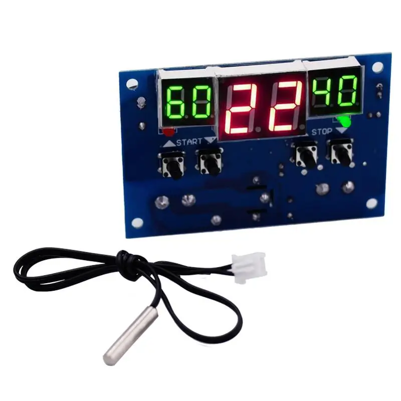 Yieryi XH-W1401 Intelligent Digital Temperature Controller Detect 10A 12V 220V With NTC Sensor Three Window Synchronous Red LED
Yieryi XH-W1401 Intelligent Digital Temperature Controller Detect 10A 12V 220V With NTC Sensor Three Window Synchronous Red LED