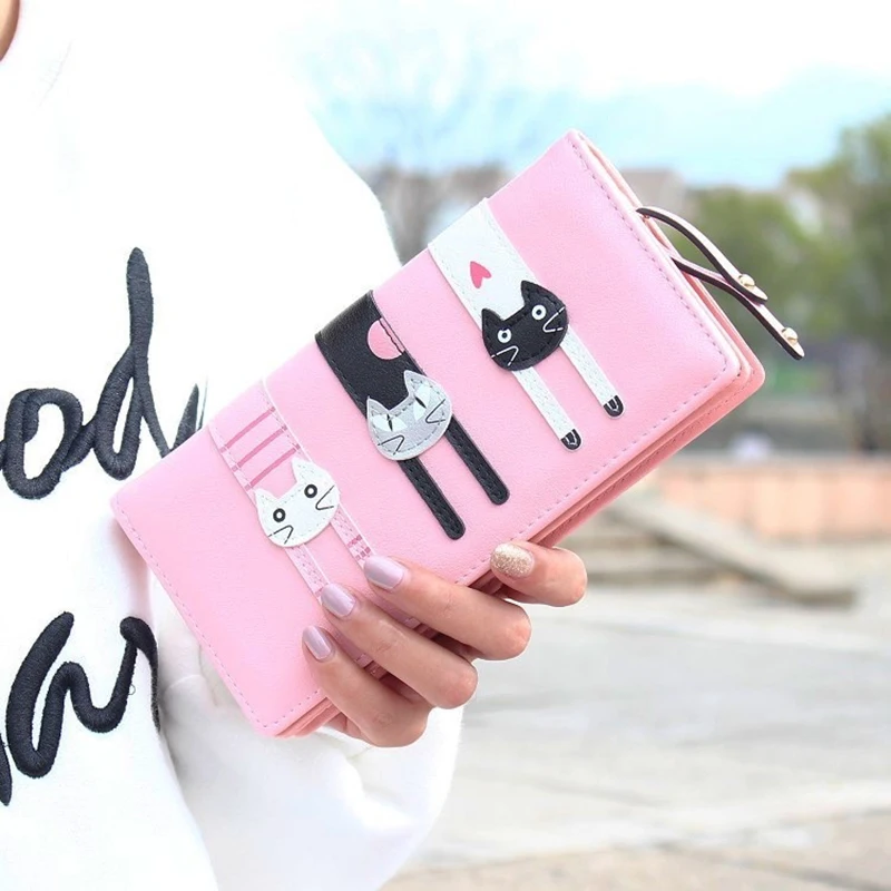 Womens Wallets Purses PU Leather Zipper Long Wallet Hasp Phone Bag Money Coin Pocket Card Holder Female Wallets Clutch
Womens Wallets Purses PU Leather Zipper Long Wallet Hasp Phone Bag Money Coin Pocket Card Holder Female Wallets Clutch