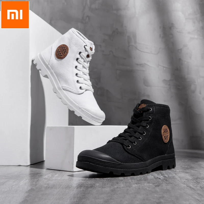 Xiaomi Mijia GOODYEAR Canvas shoes rubber sole Wear resistant slip Anti-collision toe cap Breathable Shock absorber shoes
Xiaomi Mijia GOODYEAR Canvas shoes rubber sole Wear resistant slip Anti-collision toe cap Breathable Shock absorber shoes