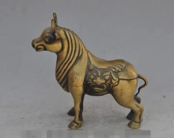 S4960 7"lucky china chinese fengshui bronze Weird Ox bull oxen beast statue Decoration discount 30% (C0324)
S4960 7"lucky china chinese fengshui bronze Weird Ox bull oxen beast statue Decoration discount 30% (C0324)