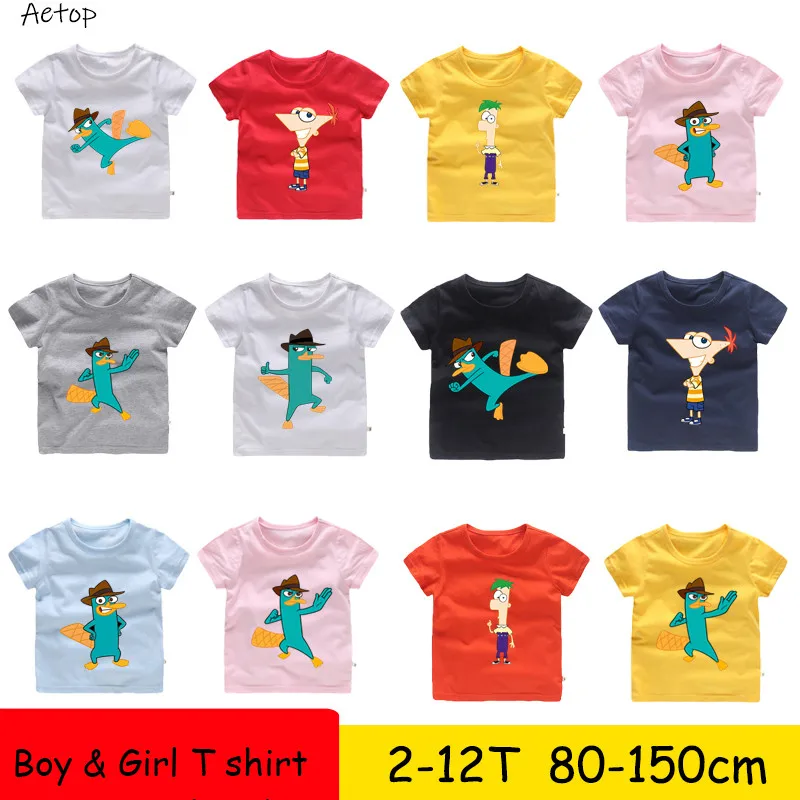 Arrival Fashion Phineas and Ferb Perry the Platypus pointing shirt Summer New Cotton children T Shirt,b908
Arrival Fashion Phineas and Ferb Perry the Platypus pointing shirt Summer New Cotton children T Shirt,b908
