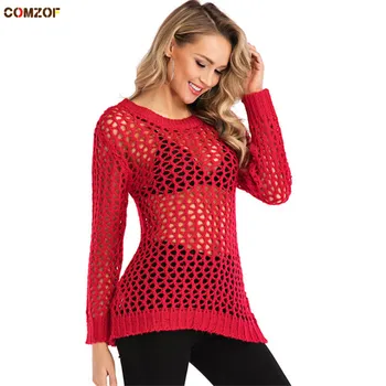 Hollow out women long sleeve sweater pullover knitted jumper womens casual sweaters tops clothing ropa invierno mujer
Hollow out women long sleeve sweater pullover knitted jumper womens casual sweaters tops clothing ropa invierno mujer