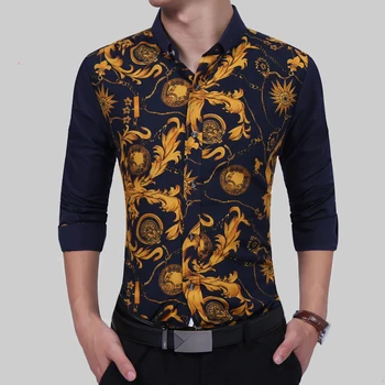 New 2017 Spring Men Casual Shirts Fashion Long Sleeve Brand Printed Button-Up Formal Business Floral Men Dress Shirt XE007625
New 2017 Spring Men Casual Shirts Fashion Long Sleeve Brand Printed Button-Up Formal Business Floral Men Dress Shirt XE007625