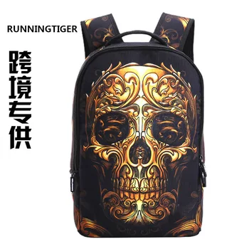 110318 new hot student cool skull backpack men travel bag 
110318 new hot student cool skull backpack men travel bag