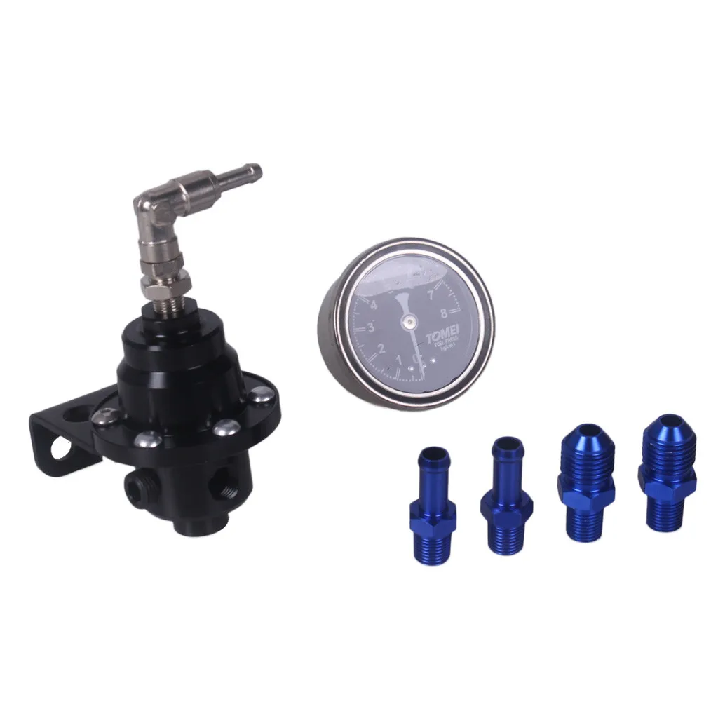 WUPP Universal Adjustable Car Fuel Pressure Regulator 1:1 Fuel Regulator Oil kPa Fuel Gauge Set
WUPP Universal Adjustable Car Fuel Pressure Regulator 1:1 Fuel Regulator Oil kPa Fuel Gauge Set