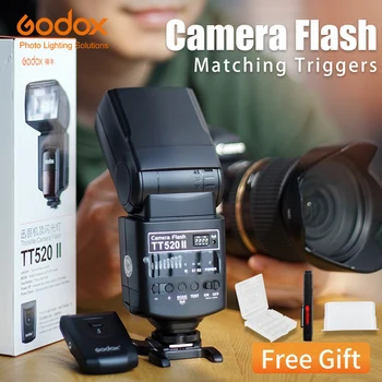 Godox Thinklite Camera Flash TT520II with Build-in 433MHz Wireless Signal for Nikon Canon Pentax Olympus DSLR Cameras
Godox Thinklite Camera Flash TT520II with Build-in 433MHz Wireless Signal for Nikon Canon Pentax Olympus DSLR Cameras