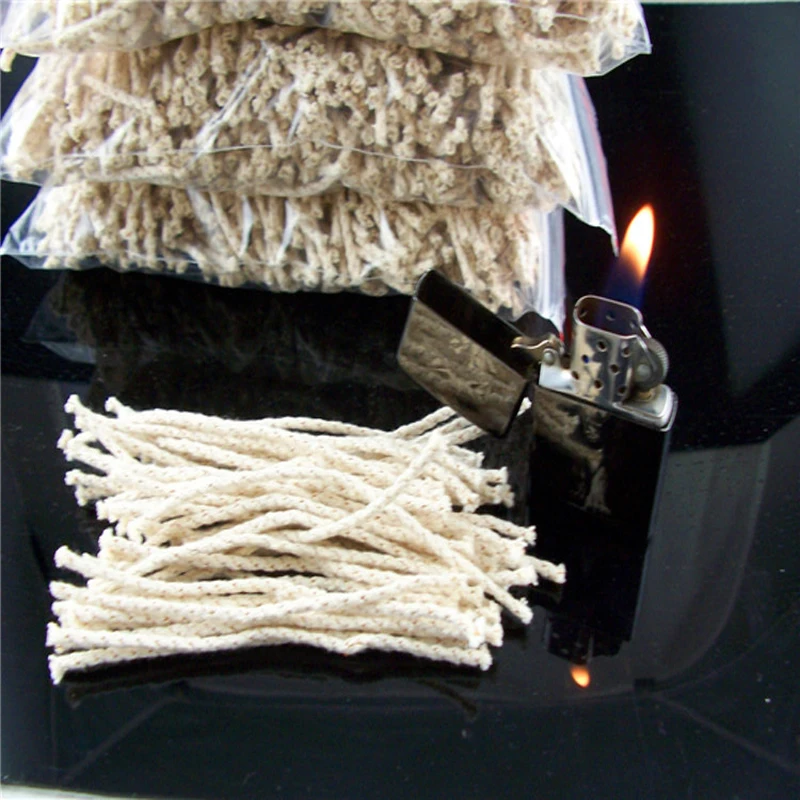 

30pcs/pack Copper Wire Cotton Core Wick for Zippo Kerosene Oil lighter accessories Petrol Lighter Fire Starter Replacement Bulk