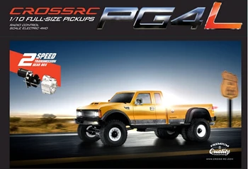 CROSSRC PG4L 4WD KIT American heavy muscle pick-up truck profession Assemble Climbing RC Car Parts Version
CROSSRC PG4L 4WD KIT American heavy muscle pick-up truck profession Assemble Climbing RC Car Parts Version