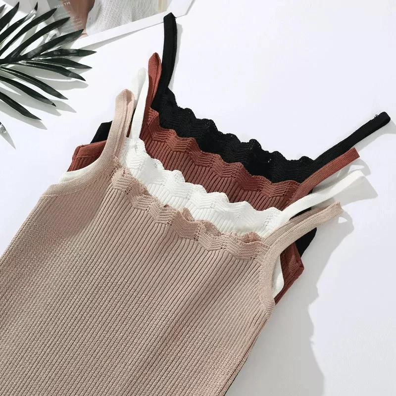 2018 Summer Style Tank Tops For Women's Knitted Solid Color Crop Tops Cami Camisole Female Camisas Mujer
2018 Summer Style Tank Tops For Women's Knitted Solid Color Crop Tops Cami Camisole Female Camisas Mujer