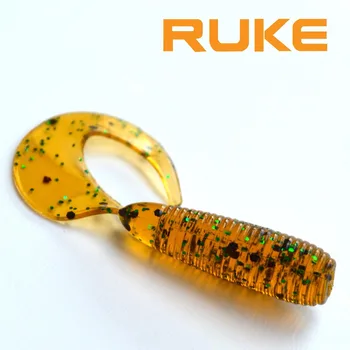 RUKE New grub One Tail Soft Lures 45mm /1g 6pcs/lot, 5 Colors Soft Lures, Soft Baits and Plastic Worm Grub Carp Fishing Lures
RUKE New grub One Tail Soft Lures 45mm /1g 6pcs/lot, 5 Colors Soft Lures, Soft Baits and Plastic Worm Grub Carp Fishing Lures