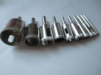 Free shipping Set Diamond Coated Drill accessories Bits Hole Saw Glass Cutter opener Bits 6mm-30mm 10pc/lot
Free shipping Set Diamond Coated Drill accessories Bits Hole Saw Glass Cutter opener Bits 6mm-30mm 10pc/lot