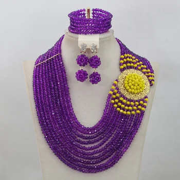 Romantic Purple Chunky African Wedding Jewelry Beaded Sets Crystal Rhinestone Engagement Beads Women Jewelry Set Free Ship QW750
Romantic Purple Chunky African Wedding Jewelry Beaded Sets Crystal Rhinestone Engagement Beads Women Jewelry Set Free Ship QW750