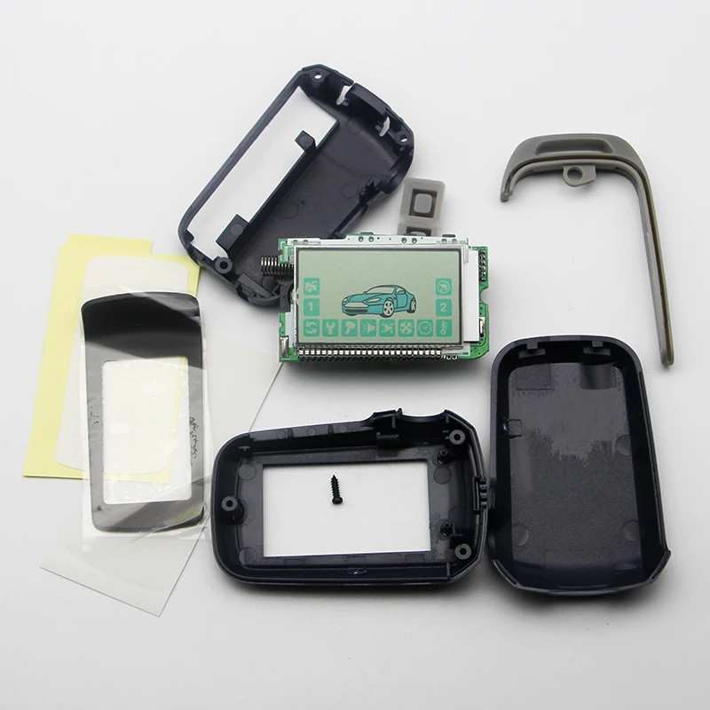 Russia A92 LCD Key Remote Controller Transmitter with Case Cover for Starline A92 Two Way Car Alarm System Fob Chain Keychain
Russia A92 LCD Key Remote Controller Transmitter with Case Cover for Starline A92 Two Way Car Alarm System Fob Chain Keychain