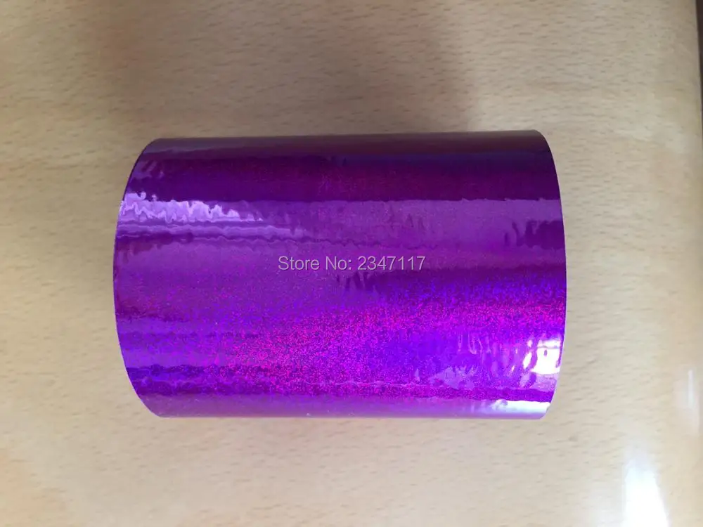 

Free Shipping Cost 8cmx120m One Roll Beautiful Purple Sand Color Foil Paper Hot Stamping Box/Plastic/ppc/pvc/pp Material