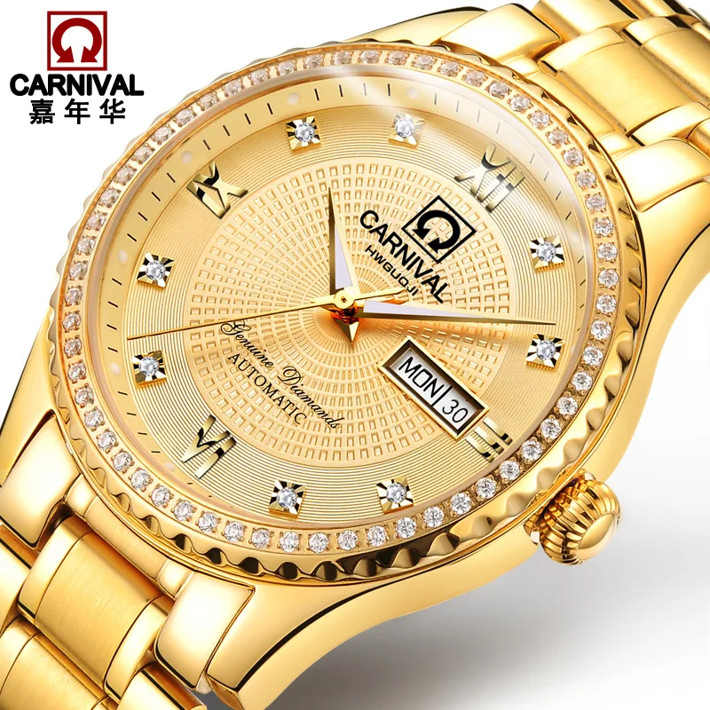 2018 New Automatic Watch Men Gold Mechanical Watches Stainless Steel Diamond sapphire Waterproof Wristwatch Mens Clock kol saati
2018 New Automatic Watch Men Gold Mechanical Watches Stainless Steel Diamond sapphire Waterproof Wristwatch Mens Clock kol saati