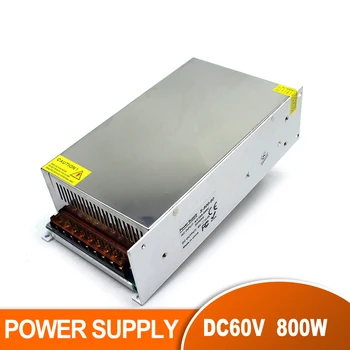 Power Supply DC60V 13.3A 800w Led Driver Transformer 220V 110V AC to DC60V switch Power Adapter SMPS for Stepper Motor CNC CCTV
Power Supply DC60V 13.3A 800w Led Driver Transformer 220V 110V AC to DC60V switch Power Adapter SMPS for Stepper Motor CNC CCTV
