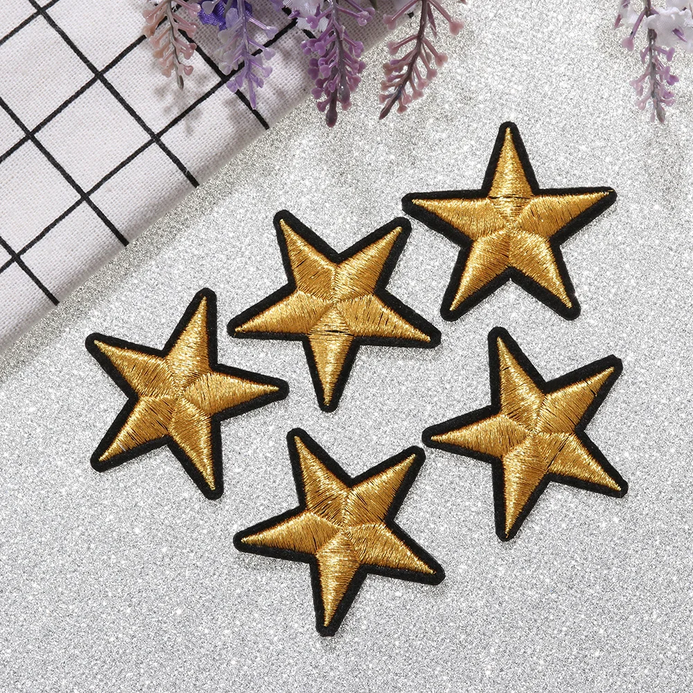 5/10Pcs DIY Star Embroidered Iron On Badges Patch For Clothing Cartoon Gold Stars Applique Sticker For Clothes
5/10Pcs DIY Star Embroidered Iron On Badges Patch For Clothing Cartoon Gold Stars Applique Sticker For Clothes