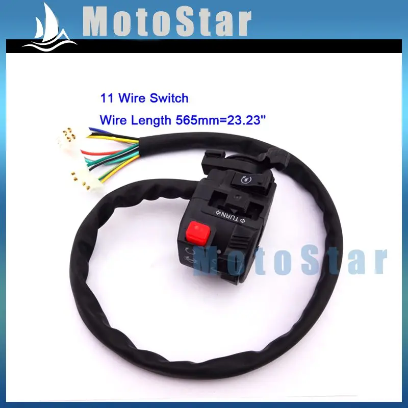 Handle Switch Control With Choke Lever 11 Wire 4 Function For Chinese ATV Quad 50cc 70cc 90cc 110cc 125cc 150cc 200cc 250cc
Handle Switch Control With Choke Lever 11 Wire 4 Function For Chinese ATV Quad 50cc 70cc 90cc 110cc 125cc 150cc 200cc 250cc