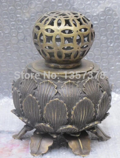 shitou 00903 8.5"China Bronze carve plum blossom grass-blade incense burner censer discount 30% (C0324)
shitou 00903 8.5"China Bronze carve plum blossom grass-blade incense burner censer discount 30% (C0324)