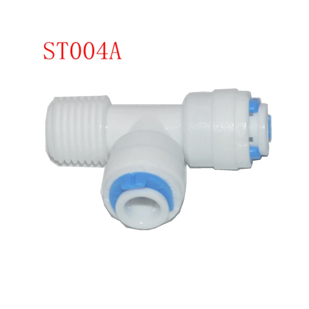 1/4" male 1/4" tube OD Hose Type T qucik connection RO Water Connector Fittings joint Reverse Osmosis Aquarium System+ST004
1/4" male 1/4" tube OD Hose Type T qucik connection RO Water Connector Fittings joint Reverse Osmosis Aquarium System+ST004