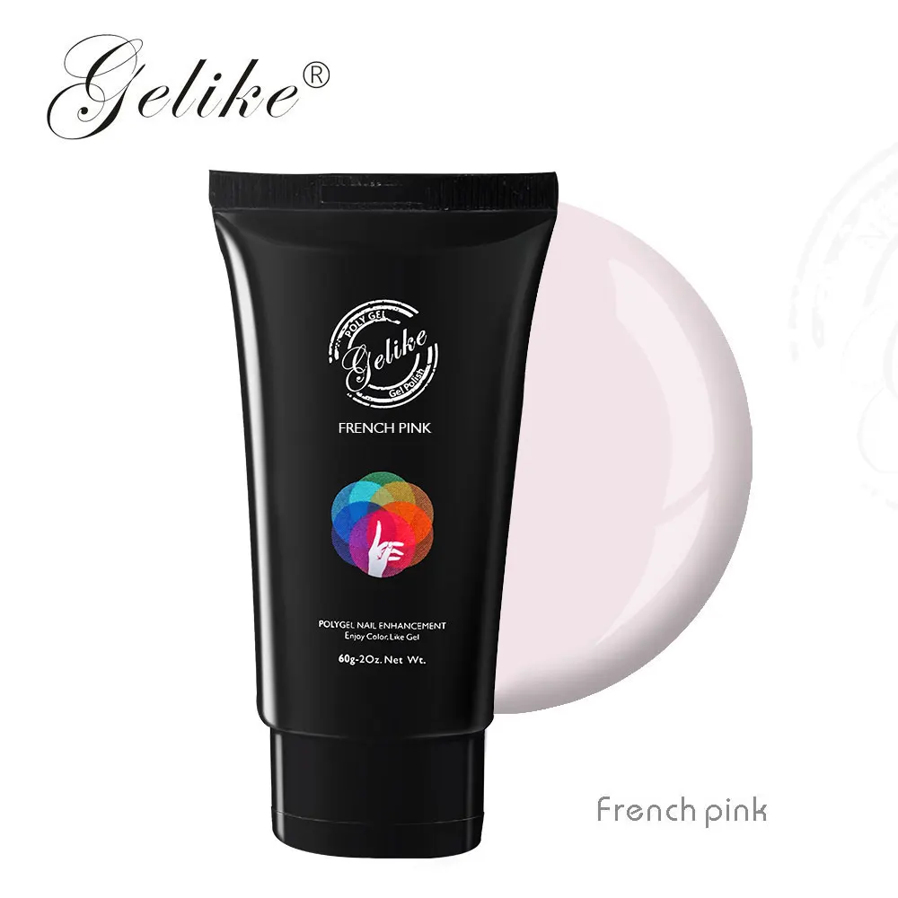 Gelike 60ml Quick Building Poly Gel Nail Tips Finger Extension Glue Camouflage Nail Art Builder Led UV Nail Gel Acrylic Poly Gel
Gelike 60ml Quick Building Poly Gel Nail Tips Finger Extension Glue Camouflage Nail Art Builder Led UV Nail Gel Acrylic Poly Gel